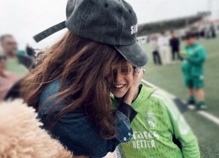 Sara Carbonero con su hijo Martín