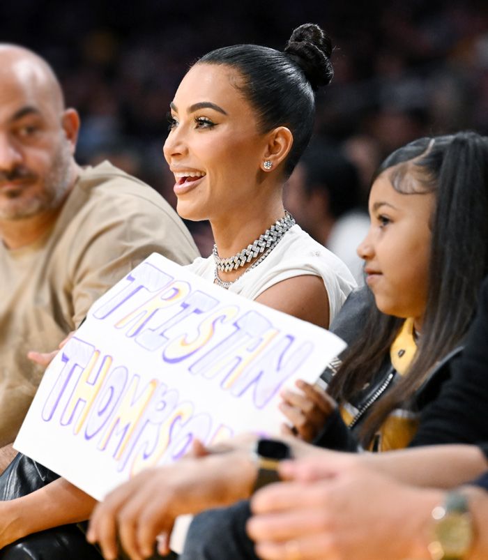 Kim Kardashian sigue apoyando a Tristan Thompson