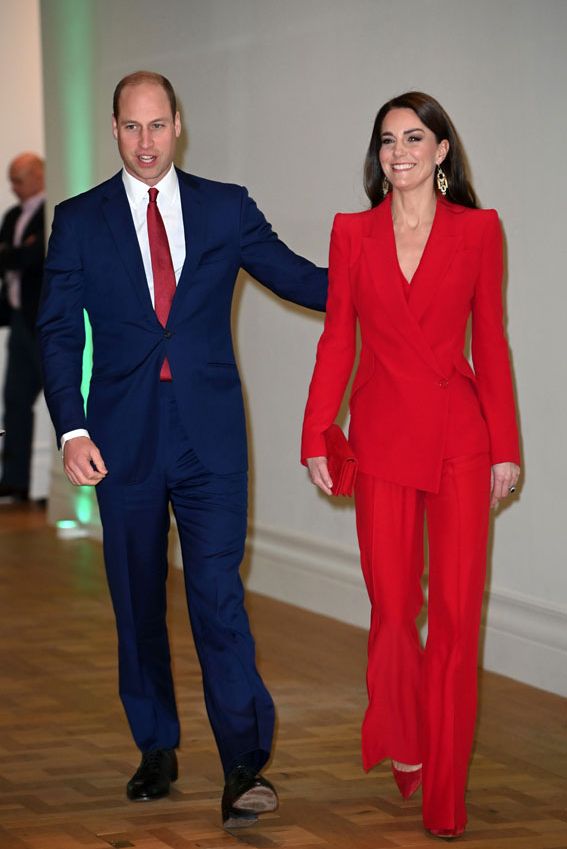 Kate Middleton traje rojo