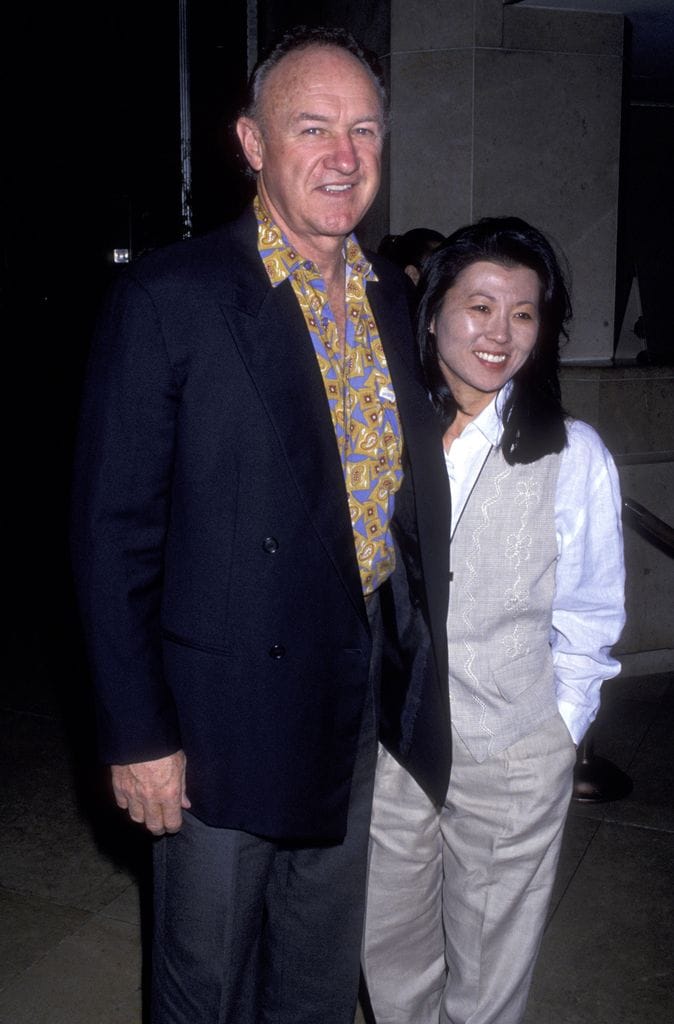 Gene Hackman y su mujer en una imagen tomada en 1992