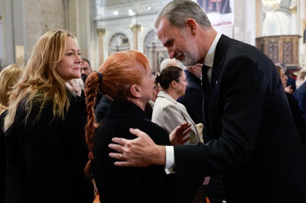 El Rey Felipe VI en la misa conmemorativa a las víctimas de la DANA de Valencia