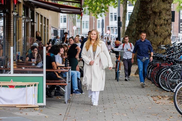 Amalia de Países Bajos: imágenes de su primer día de universidadc