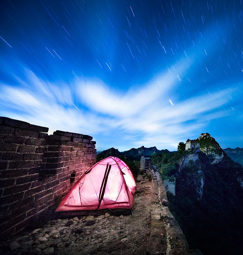 Dormir en la Muralla China