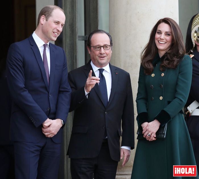 Los Duques de Cambridge visita París