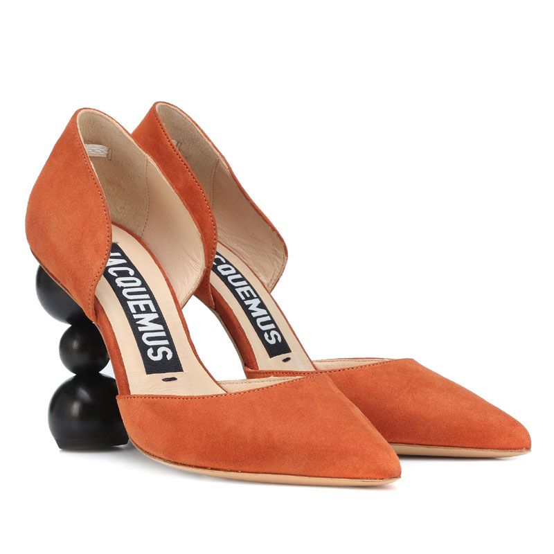 jacquemus zapatos naranja