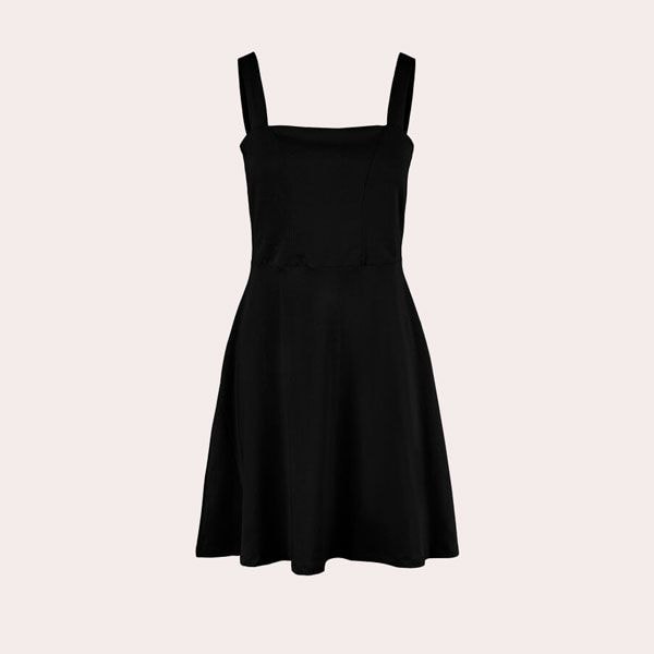 vestido mini negro