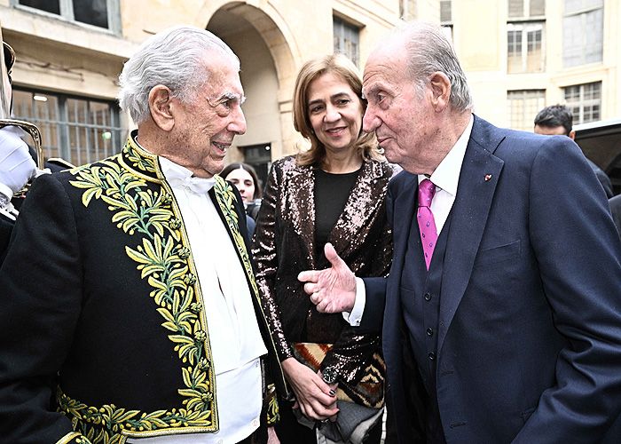 Mario Vargas Llosa y don Juan Carlos 