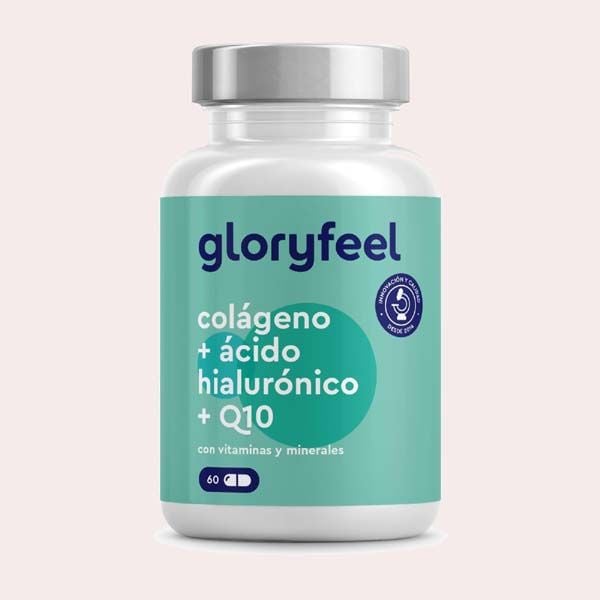 Colágeno Marino Hidrolizado + Ácido hialurónico + Magnesio + CoQ10 de Gloryfeel