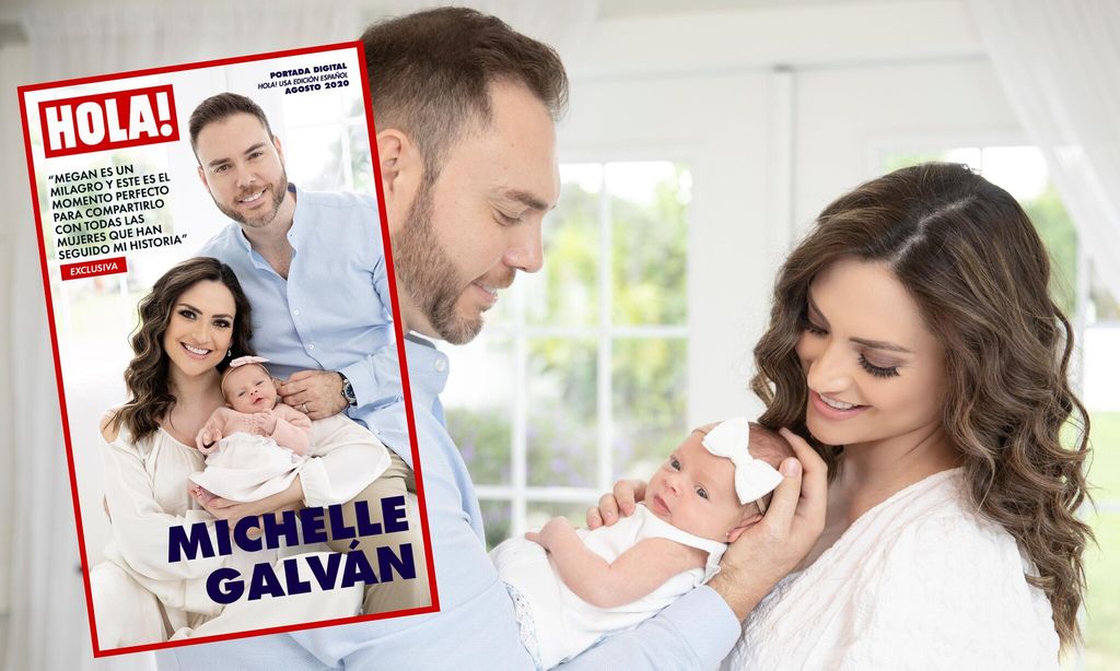  Michelle Galván presentó a su bebé con HOLA! en 2020