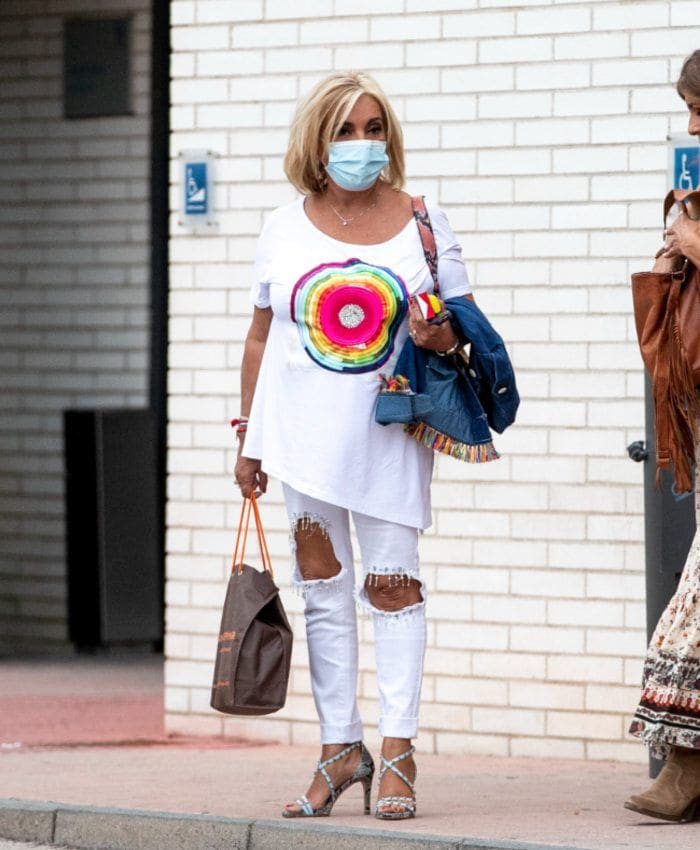 Carmen Borrego a la salida de Mediaset