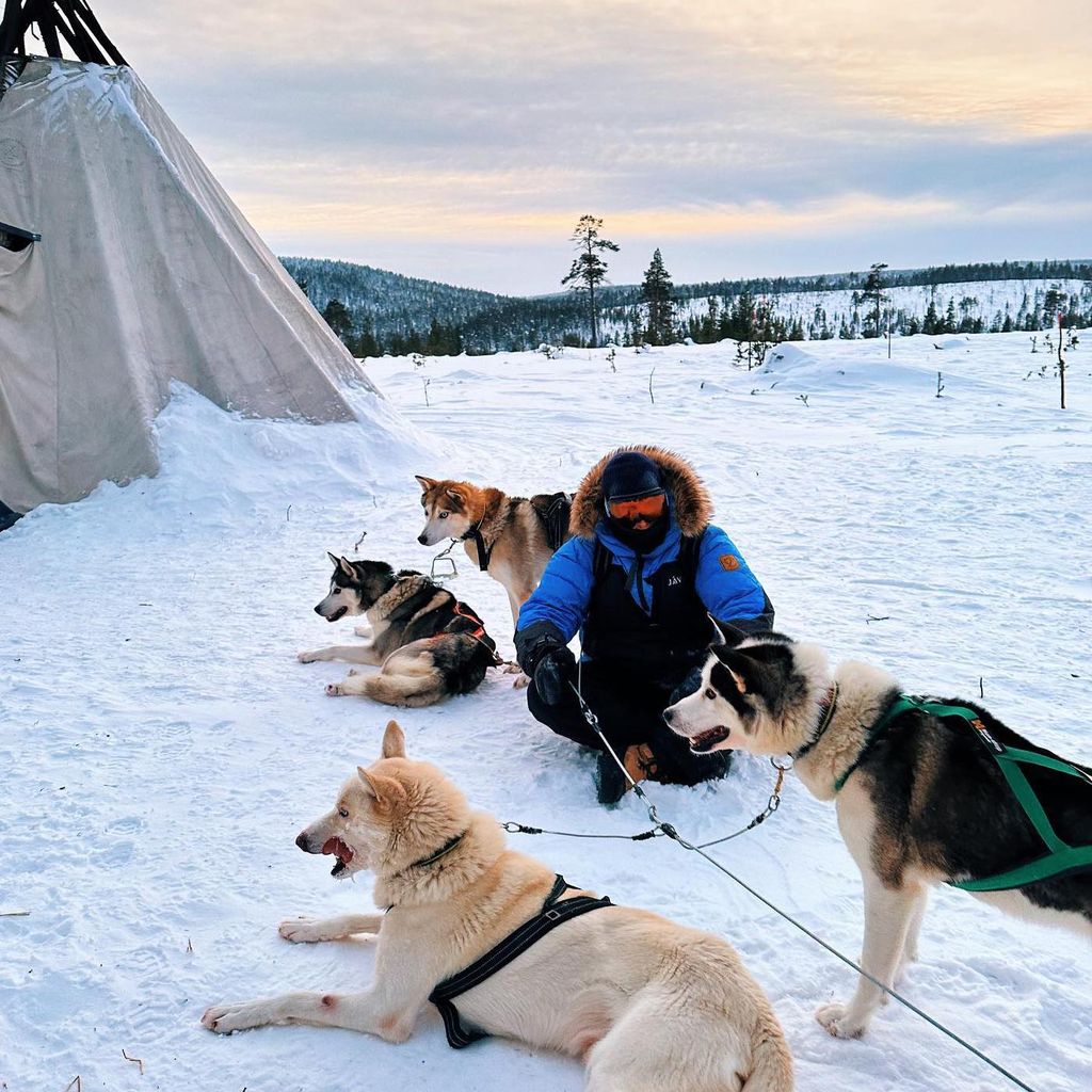 tamara falc e igo onieva de viaje por finlandia