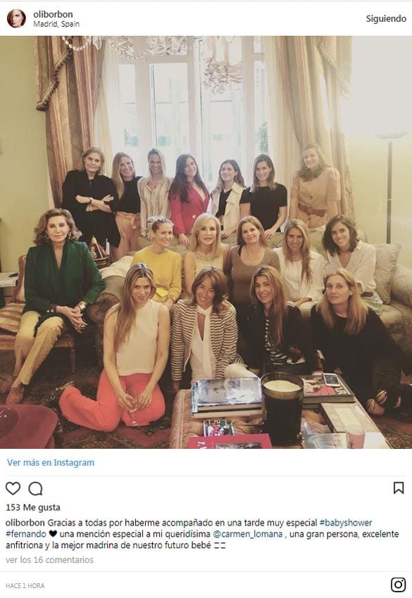 La 'babyshower' de Fernando, hijo de Olivia de Borbón