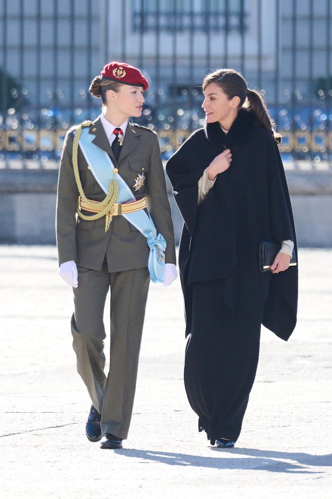 Reina Letizia Pascua Militar