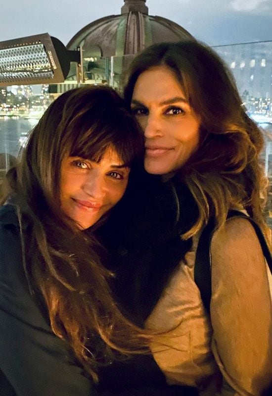 Helena Christensen y Cindy Crawford