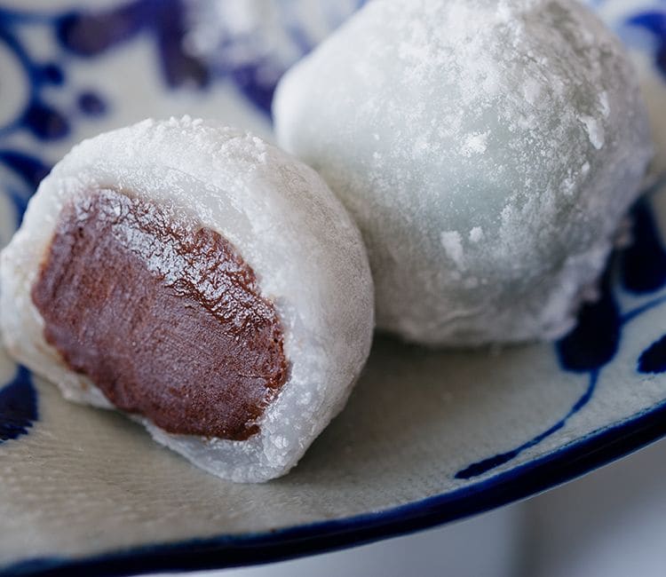 Mochi de chocolate