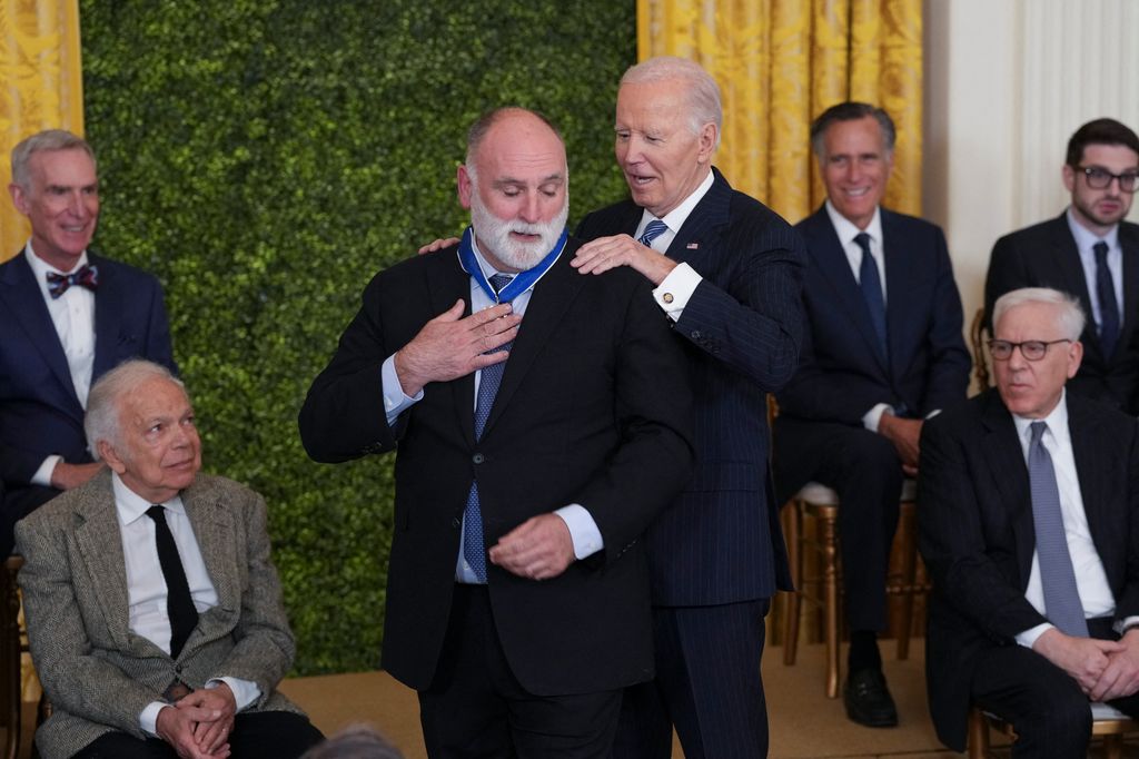 José Andrés y Joe Biden