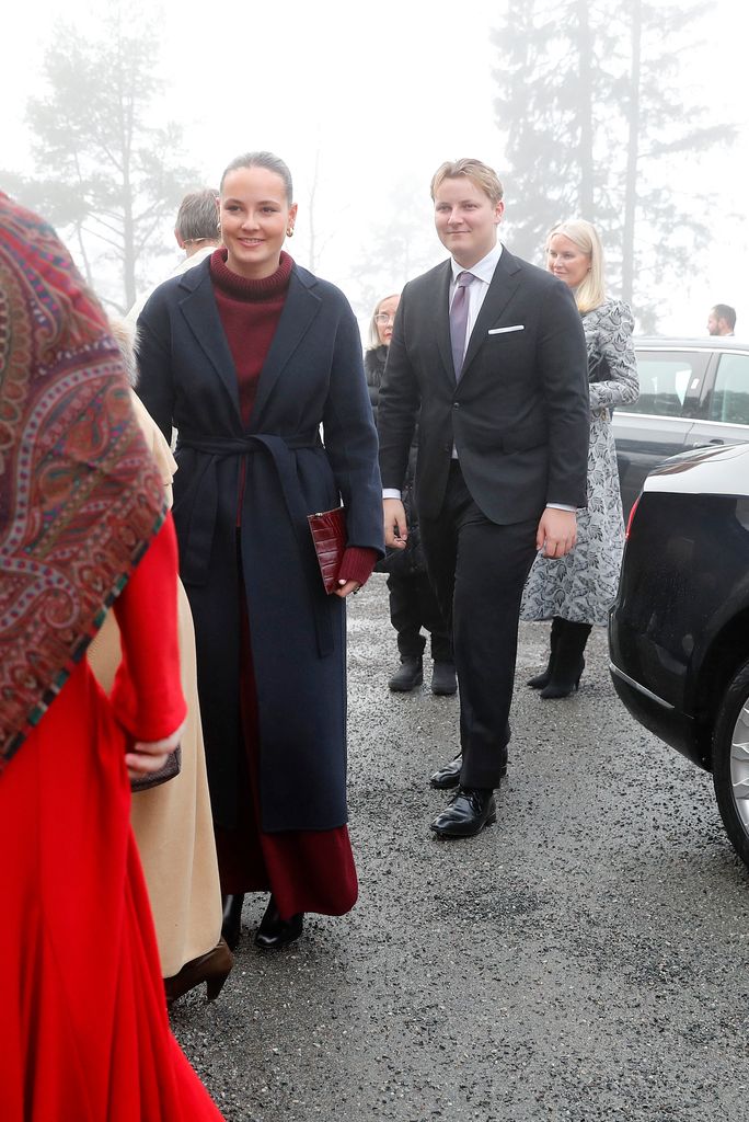 La Familia Real Noruega en la misa de Navidad