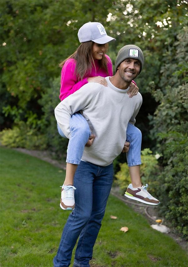 Ana Boyer y Fernando Verdasco con gorras a juego