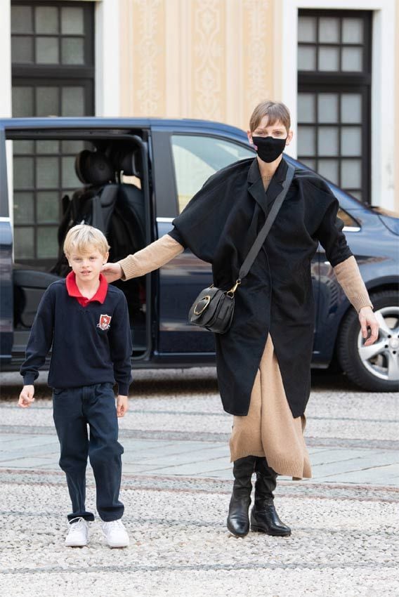 Charlene de Mónaco y su hijo Jacques