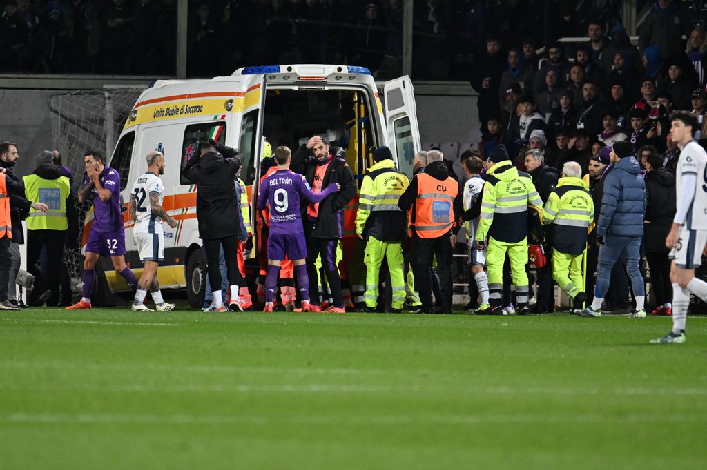 Conmoción en Italia: Edoardo Bove, jugador de la Fiorentina, se desploma en pleno partido