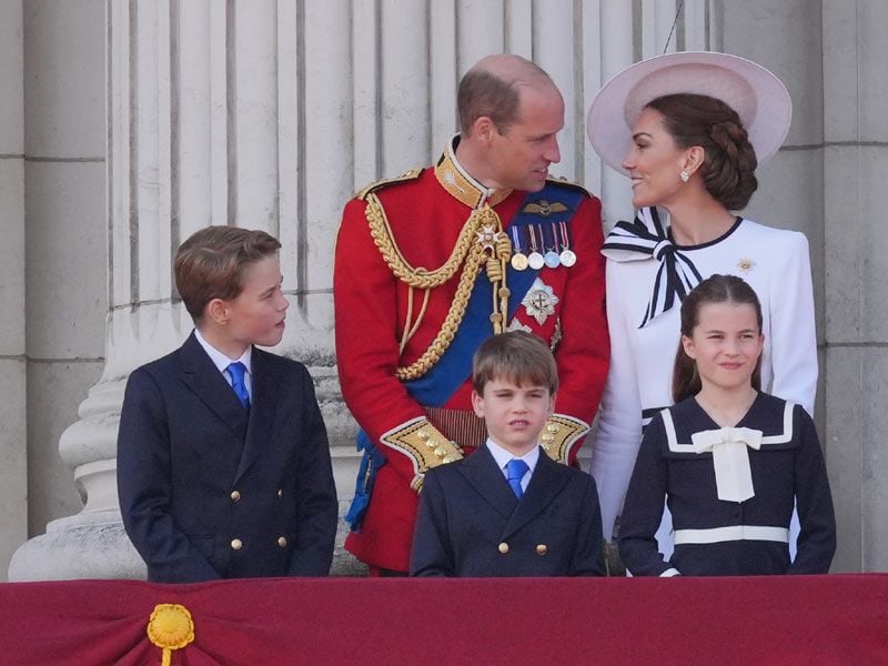 Kate Middleton, príncipe Guillermo, George, Charlotte y Louis 
