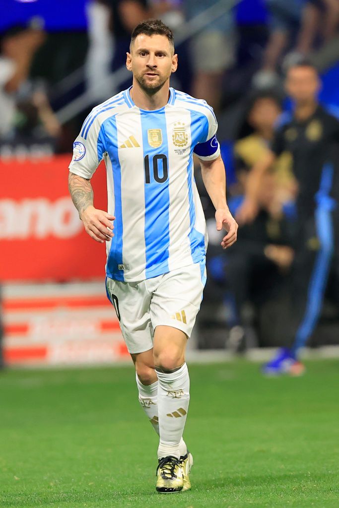 Lionel Messi en el encuentro contra Canadá en la Copa América 2024