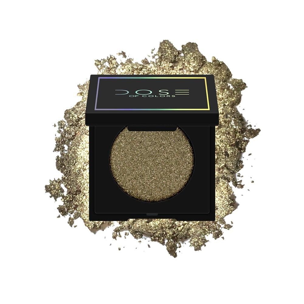 mejores tonos de sombras para ojos marrones single eyeshadow in olive you de dose of color