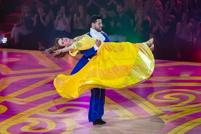 Bailando con las estrellas, una escena de Amelia Bono y Rubén Rodríguez