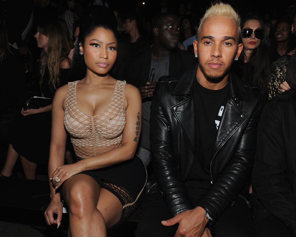  Nicki Minaj y Lewis Hamilton