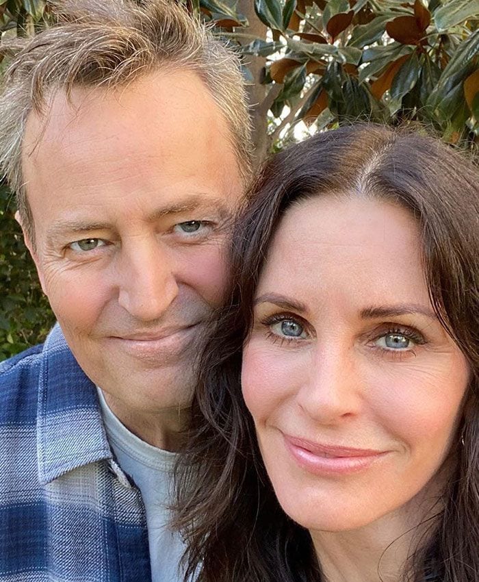 Matthew Perry y Courtney Cox, los míticos Chandler Bing y Monica Geller