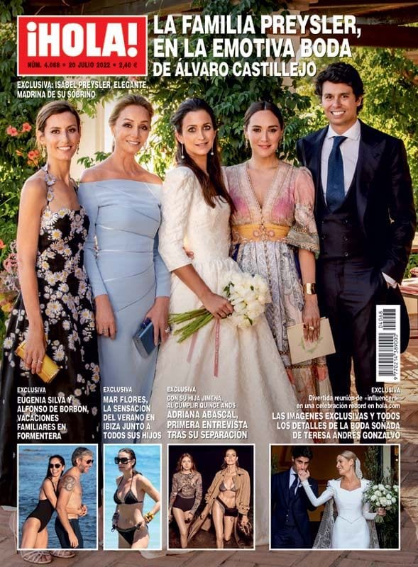 Portada de ¡HOLA! con la boda de Álvaro Castillejo