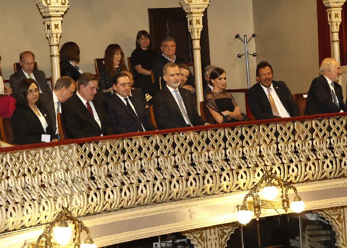 Los Reyes en el concierto Tempo de Luz en Cádiz