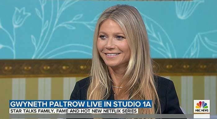 Gwyneth Paltrow en el programa Today