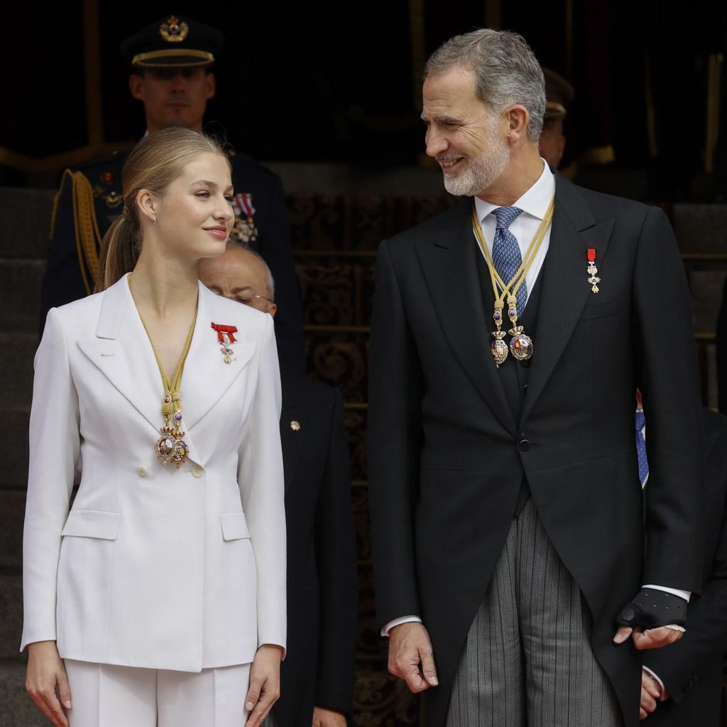 Felipe VI y Leonor