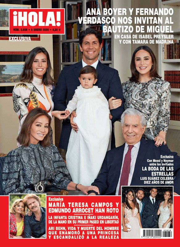 Portada de ¡HOLA! con el bautizo de Miguel Verdasco