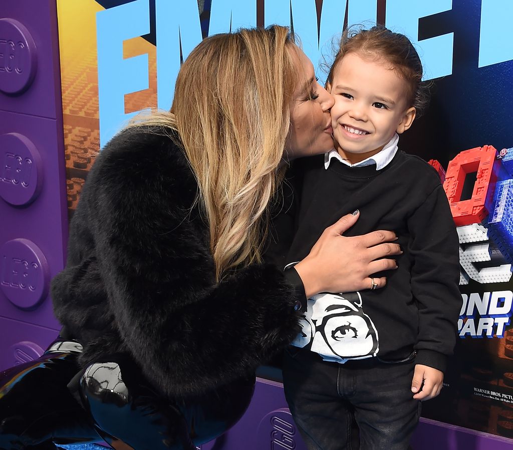 WESTWOOD, CA - FEBRUARY 02:  Naya Rivera and Josey Hollis attend the premiere of Warner Bros. Pictures' "The Lego Movie 2: The Second Part" at Regency Village Theatre on February 2, 2019 in Westwood, California.  (Photo by Gregg DeGuire/Getty Images)