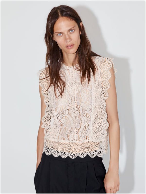 Lace Top de Zara 