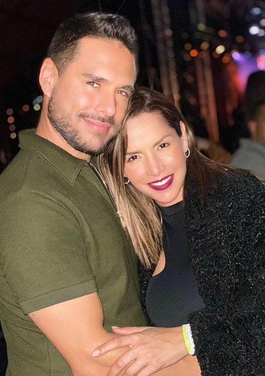 Imagen de Carmen Villalobos y su marido Sebastián Caicedo