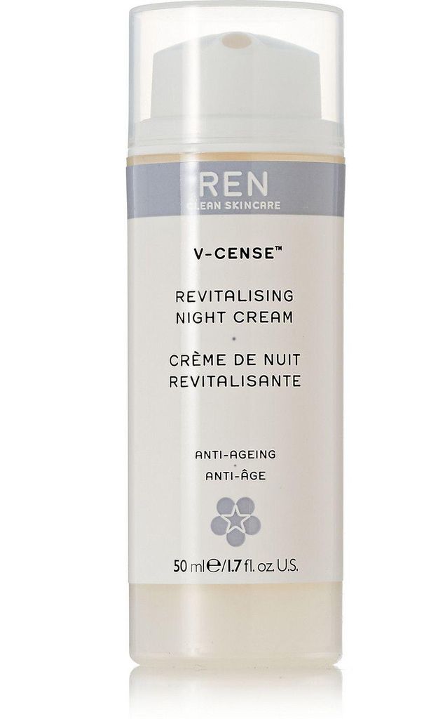 v cense revitalising night cream de ren clean skincare