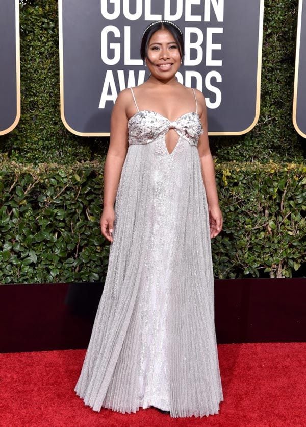 Yalitza Aparicio en los Golden Globes 2019