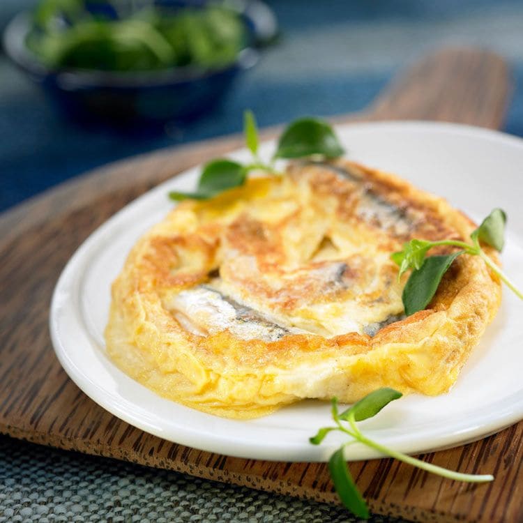 Tortilla de boquerones