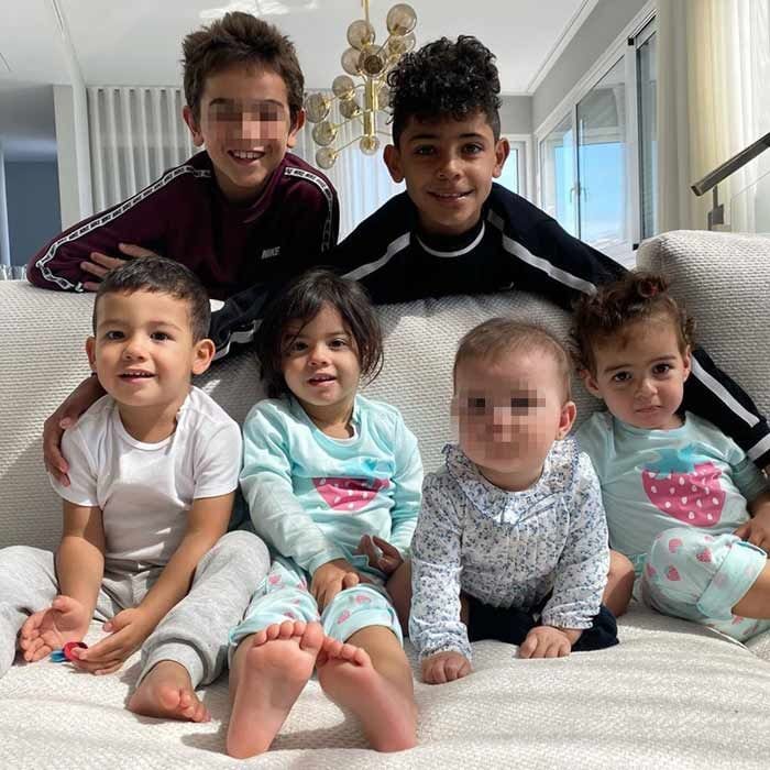 Los hijos y los sobrinos de Cristiano Ronaldo