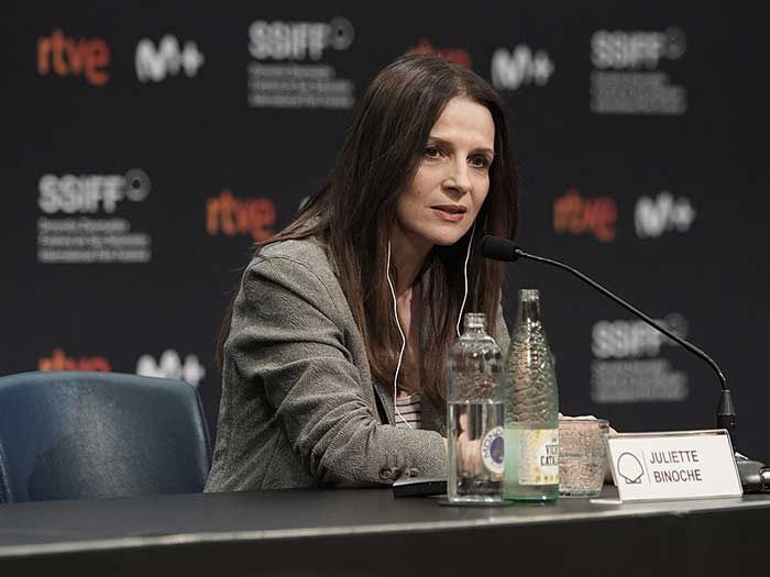 Juliette Binoche en el Festival de San Sebastián