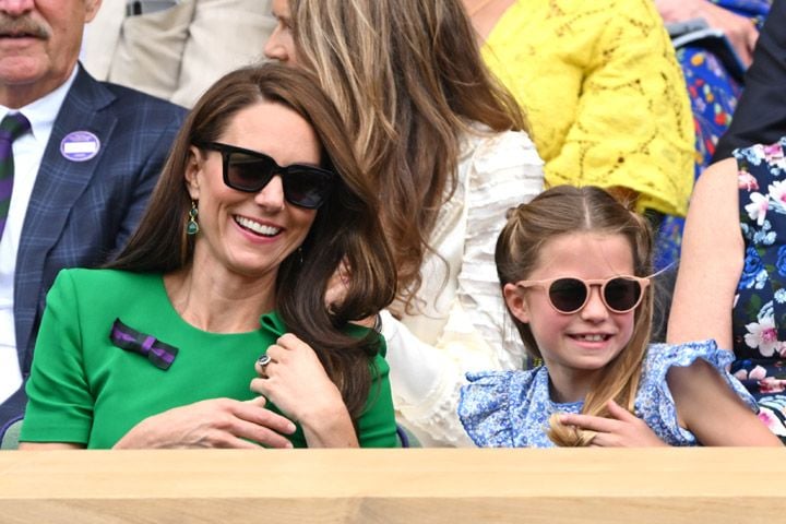 El vestido español de la princesa Charlotte para su debut en Wimbledon