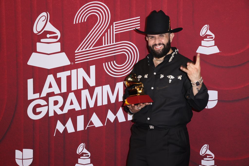 Carin León en la 25 edición de los Premios Grammy Latinos. 14 de noviembre de 2024. Miami