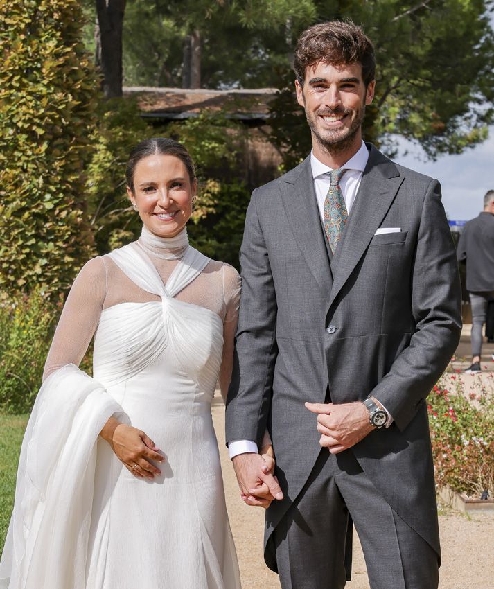 Los detalles del impresionante vestido de novia de Marta Pombo en su boda con Luis Zamalloa 