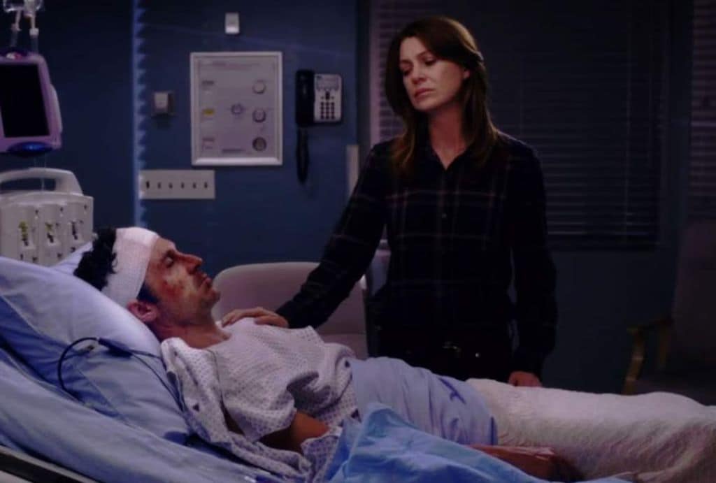 Meredith se queda devastada cuando Derek muere tras un accidente de tráfico