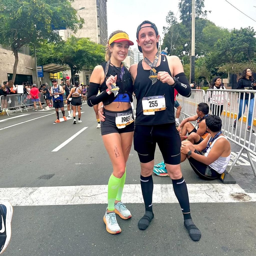 Carmen Aub y su novio son apasionados del running