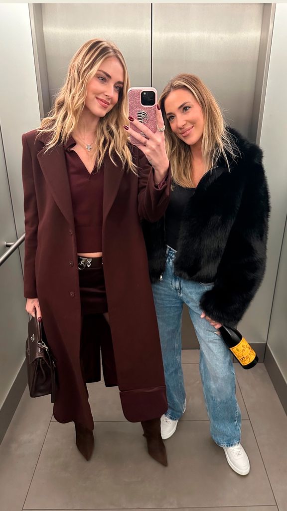 Chiara Ferragni y Alice Campello en Milán