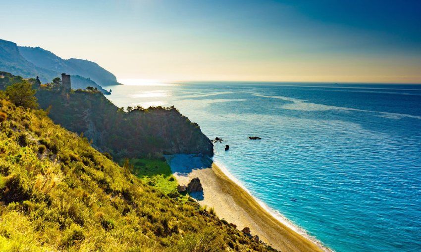 playa de torre del pino malaga